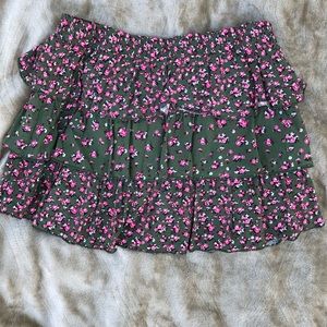 Justice Tiered Ruffle Skirt Girls Size 14